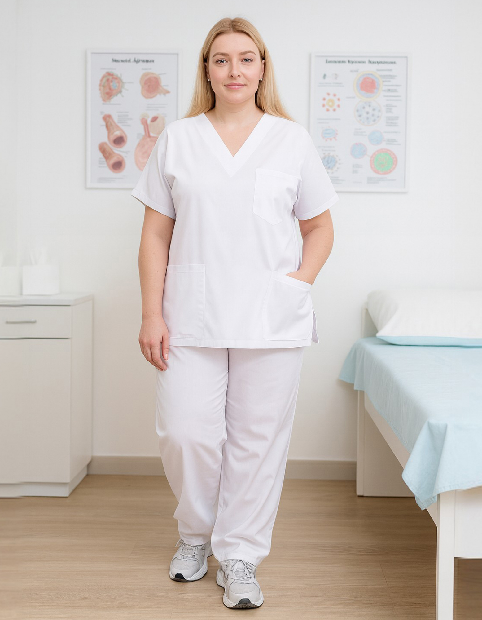Костюм Yeni Lycra Dr.Greys Белый  (Beyaz) XXS